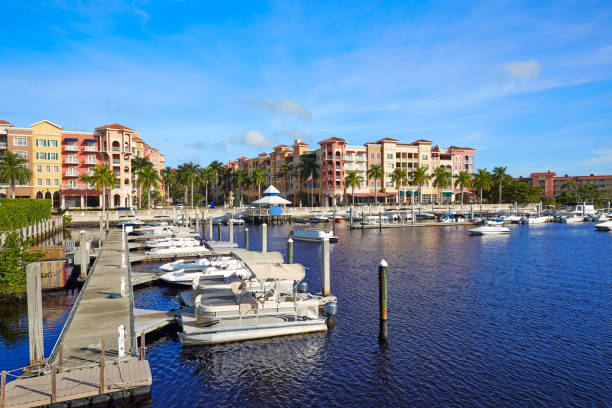istock Naples Bay marina in florida USA 909457536