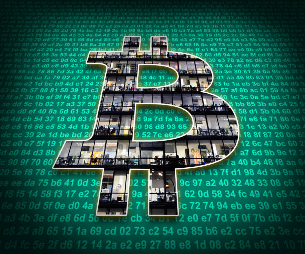 istock Bitcoinbuilding, business building and bitcoin 909463634