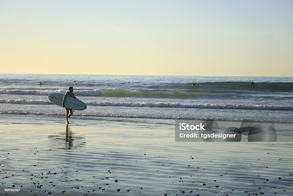LaJolla surfista - Foto de stock de Playa libre de derechos