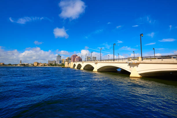 istock Palm Beach skyline  royal Park bridge Florida 909467424