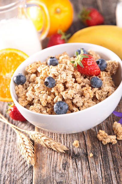 istock healthy breakfast with muesli and berry 909468522