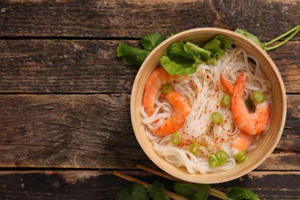 istock bowl of soup with shrimp 909469630