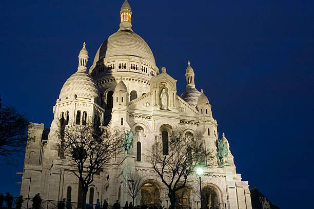 Basilica du Sacre-Coeur, Paris  place pigalle stock pictures, royalty-free photos & images