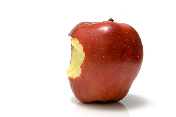 istock Red Delicious apple isolated on white. 90947171