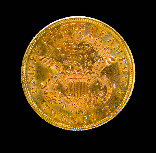 istock Reverse of US Liberty Twenty Dollar Gold Coin 90947220