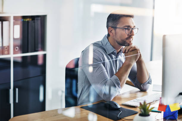 istock Contemplating whether or not he's satisfied with his work 909472618