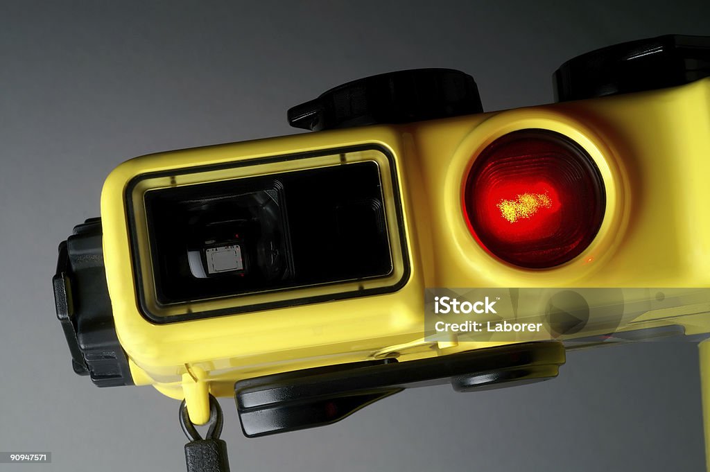 Underwater camera using a laser rangefinder  Camera - Photographic Equipment Stock Photo