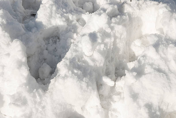 Snow Mound stock photo