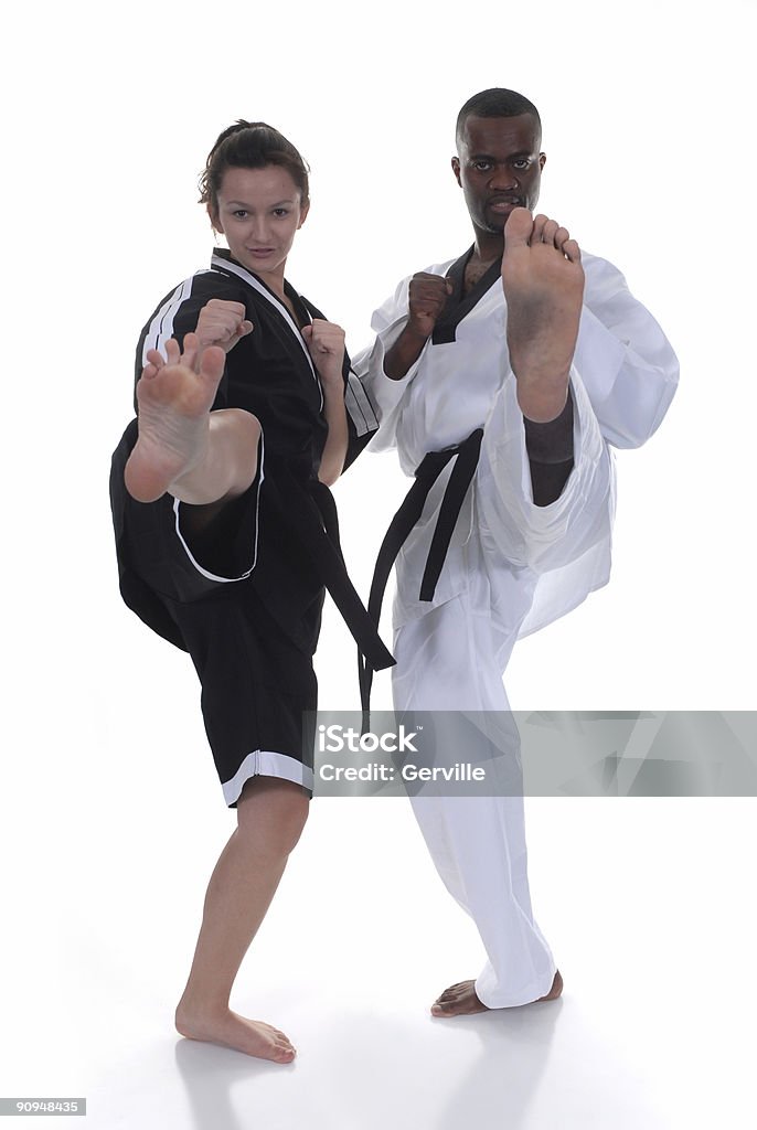 Dinámica duo - Foto de stock de Artes marciales libre de derechos