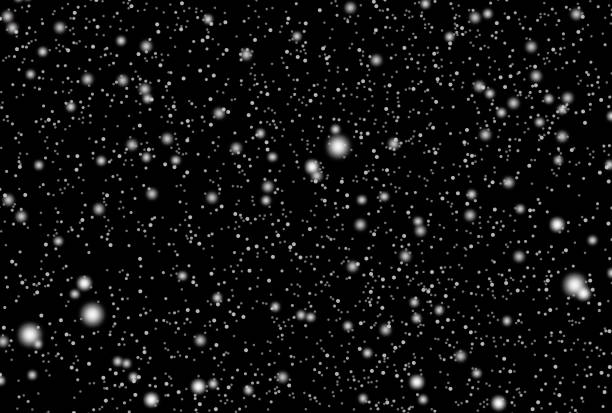 Winter background with snowflakes Background material black background illustrations stock illustrations