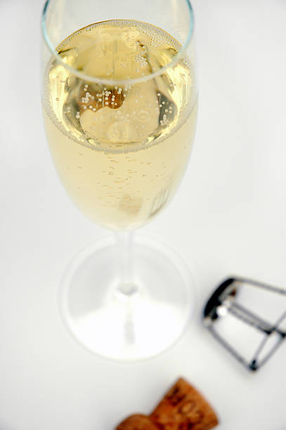 istock Close up of champagne glass 90949129