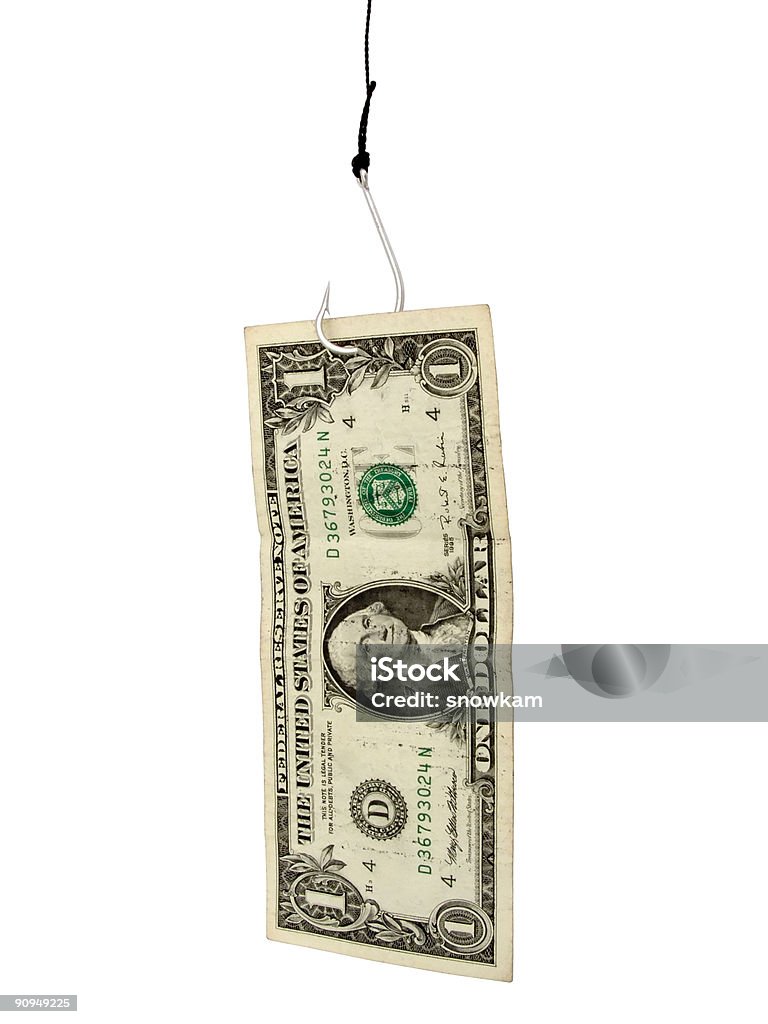 Dolarów na Hak - Zbiór zdjęć royalty-free (Banknot USA)