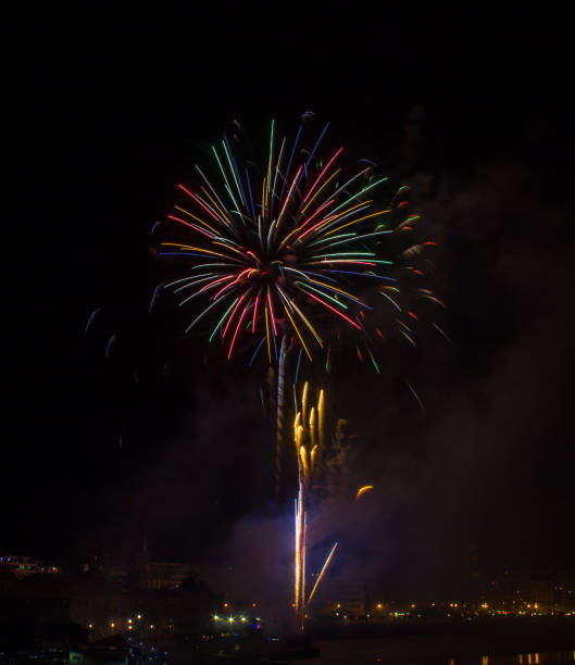 istock Fireworks in San Sebastian 909493396