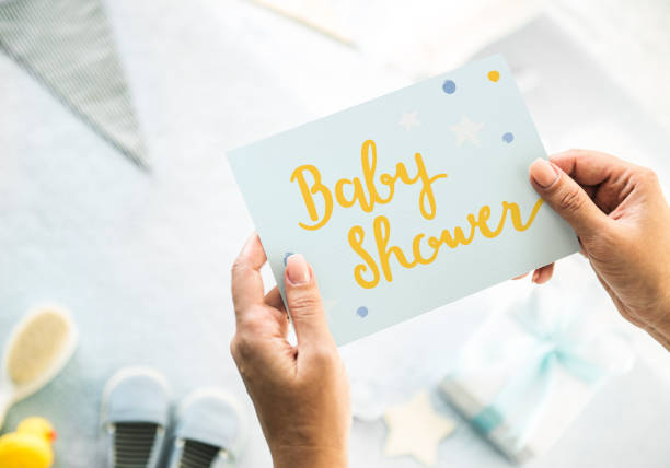 baby shower - babyshower stockfoto's en -beelden
