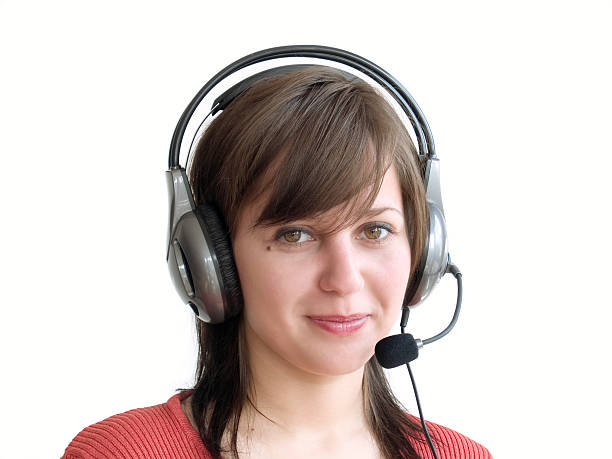 istock Girl with headphones 90950156