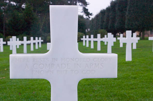 istock Unknown American Soldier - Normandy, France 90950247