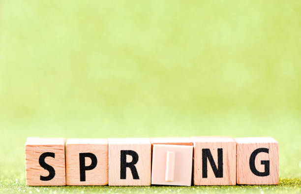 istock Spring Wooden Letterpress Theme 909502522