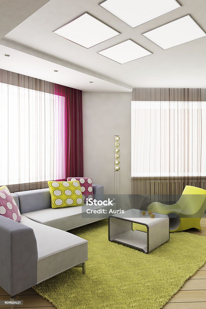 interior moderno - Royalty-free Aconchegante Foto de stock