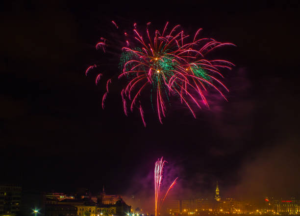 istock Fireworks in San Sebastian 909508720