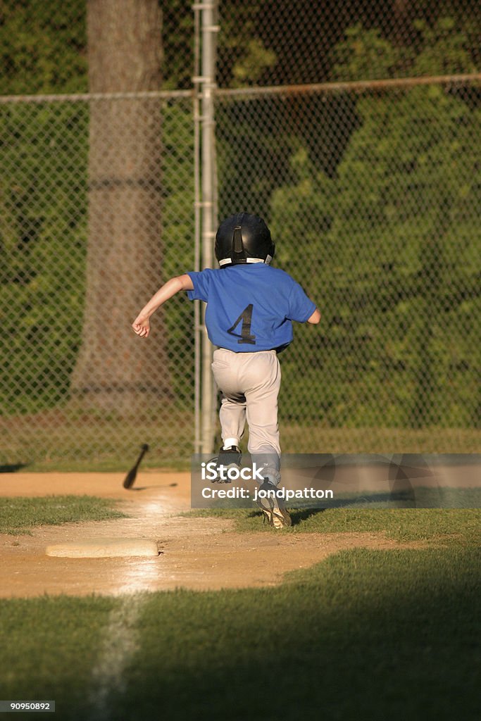 Baseball-Spiel - Lizenzfrei Home Run Stock-Foto