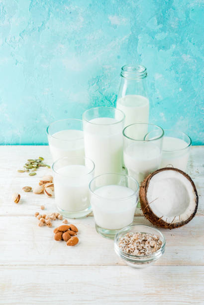 istock Vegan alternative non-dairy milk 909509812