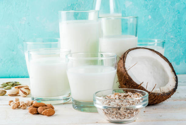 istock Vegan alternative non-dairy milk 909510066