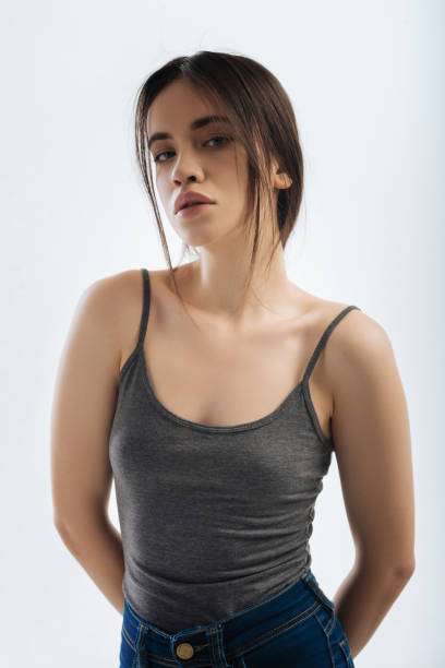 istock Pretty serious woman confusing with news 909510286