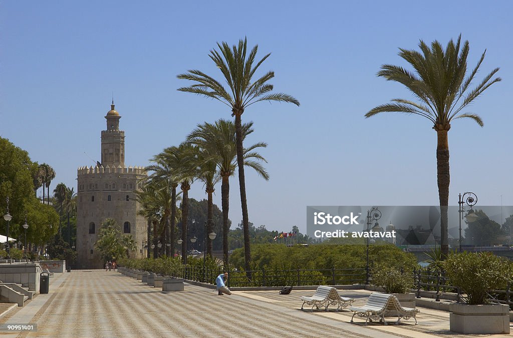 torre de Ouro - Foto de stock de Andaluzia royalty-free