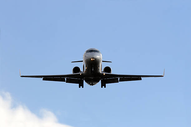 istock Cleared for Landing jet coming in 90951659
