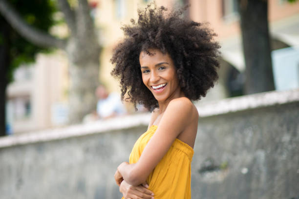 istock Happy smiling woman 909517742
