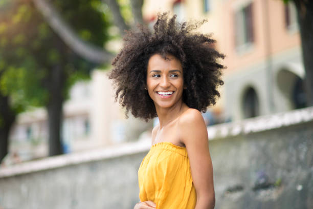 istock Smiling African American woman 909518302