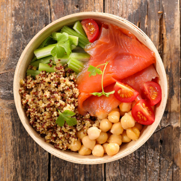 istock buddha bowl, vegetarian salad bowl 909518934
