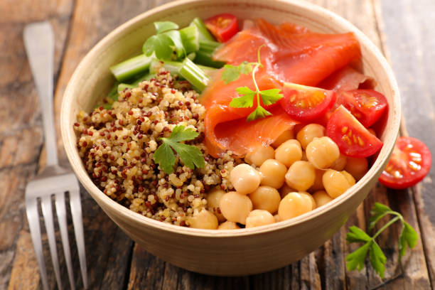 istock buddha bowl, vegetarian salad bowl 909518940