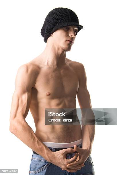 Hombre Joven Atractivo Foto de stock y más banco de imágenes de Abdomen humano - Abdomen humano, Adolescencia, Adulto