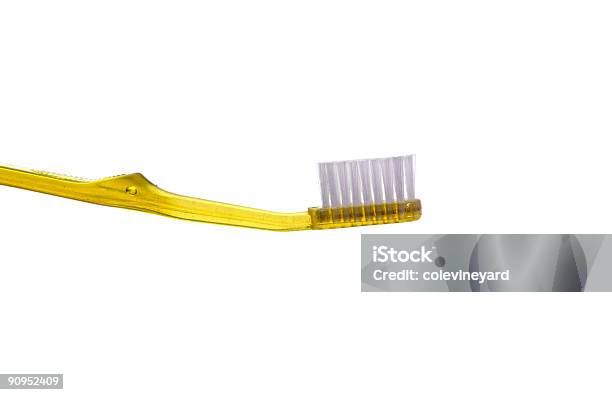 Amarelo Escova De Dentes - Fotografias de stock e mais imagens de Amarelo - Amarelo, Cerda, Cuidados de Saúde e Medicina