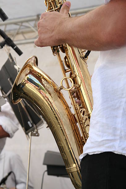 istock Saxophone - Jazz music 90952516