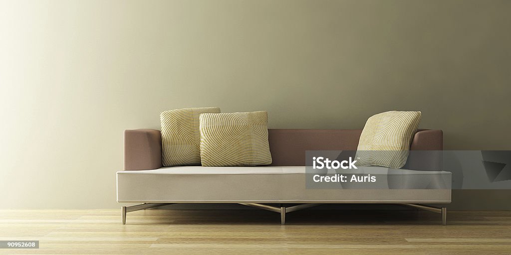 the modern sofa 3D  Color Image Stock Photo