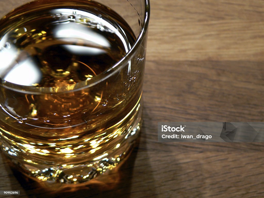 Single-malt-Whiskey in einem Glas - Lizenzfrei Ordentlich Stock-Foto