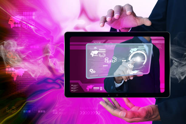 istock Smart hand showing futuristic technology 909530058