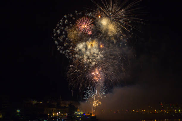 istock Fireworks in San Sebastian 909533360