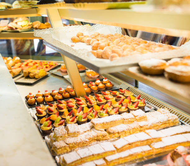 istock sweet pastry at cafe 909562114