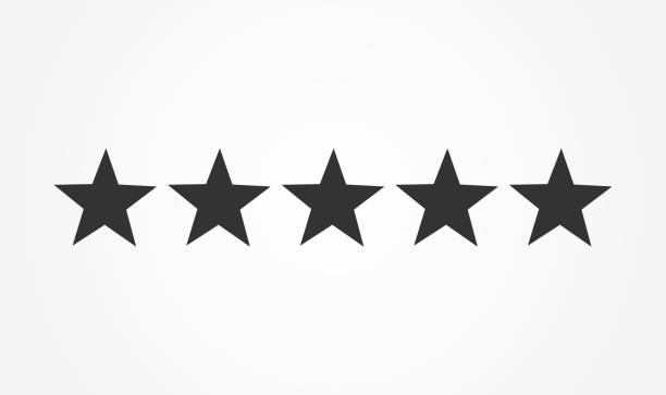 fünf sternen-symbol - star stock-grafiken, -clipart, -cartoons und -symbole