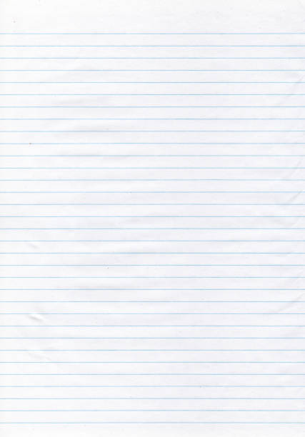 Textured paper - thin blue lined paper stock photo