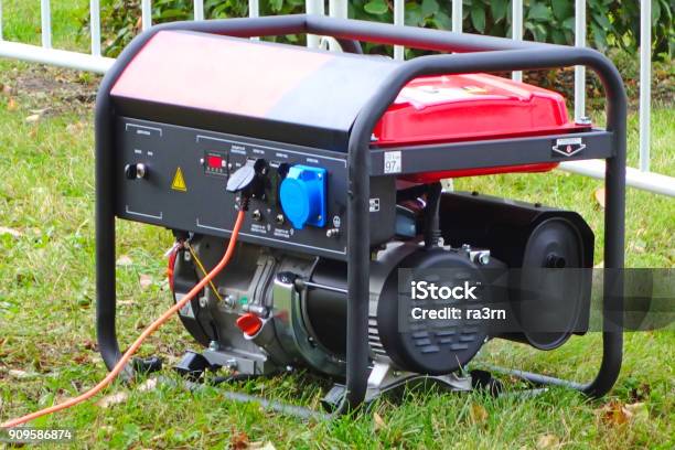 Portable Power Generator Stock Photo - Download Image Now - Generator, Portability, Electricity