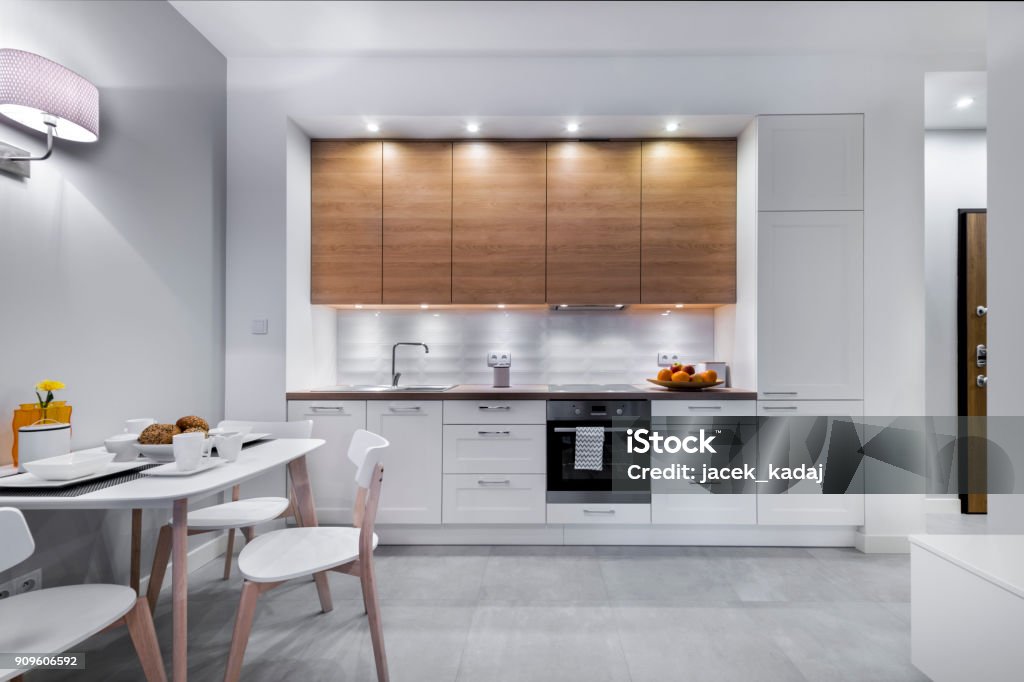 Moderne Küche - Lizenzfrei Küche Stock-Foto