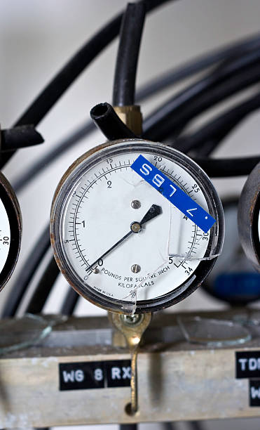 istock Broken Pressure Gauge at an Abandoned Factory 90962017