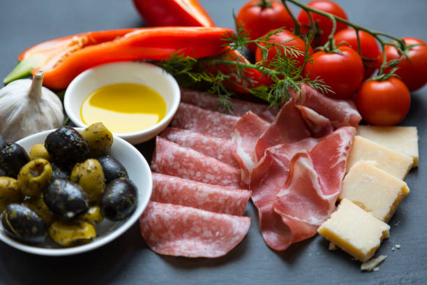 comida italiana - homegrown produce dairy product olive oil food - fotografias e filmes do acervo