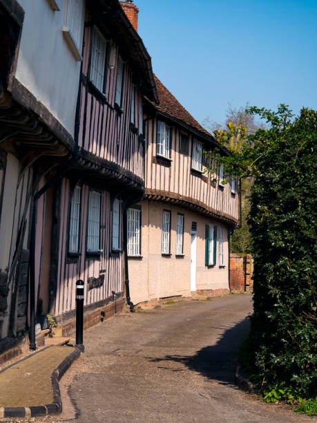 istock Medieval houses in Boxford, Suffolk 909639820