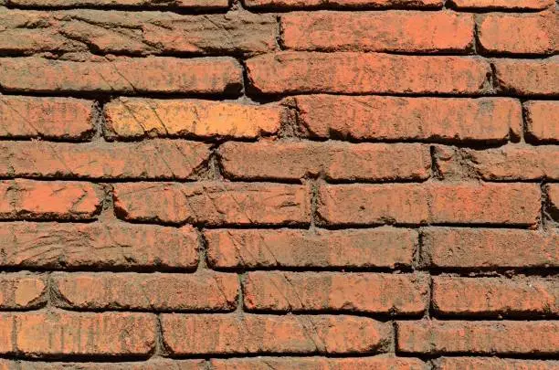 Grunge brick wall exterior background