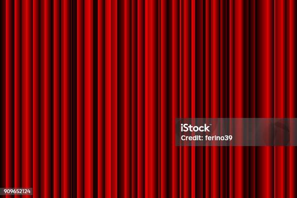 Red Backstage Red Background Stock Illustration - Download Image Now - Backgrounds ...